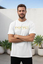 Load image into Gallery viewer, Inspire Kingdom White Tee - Gold Logo