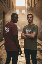 Load image into Gallery viewer, Reign Different - Burgundy Back Graphic x Khaki Duo