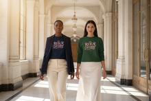 Load image into Gallery viewer, Reign Different JJJB - Navy x Forest Green Sweatshirt Marble Corridor
