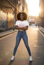 Load image into Gallery viewer, Reign Different White Crop Top
