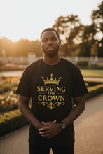 Load image into Gallery viewer, Serving the Crown Black Tee