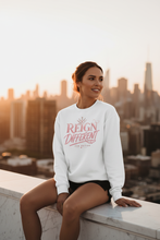 Load image into Gallery viewer, Reign Different JJJB - White Sweatshirt Rooftop Ledge
