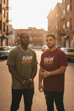 Load image into Gallery viewer, Reign Different - Olive x Burgundy Tee Duo
