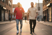 Load image into Gallery viewer, Set 6 - Red x Desert Dust Tee Street Duo
